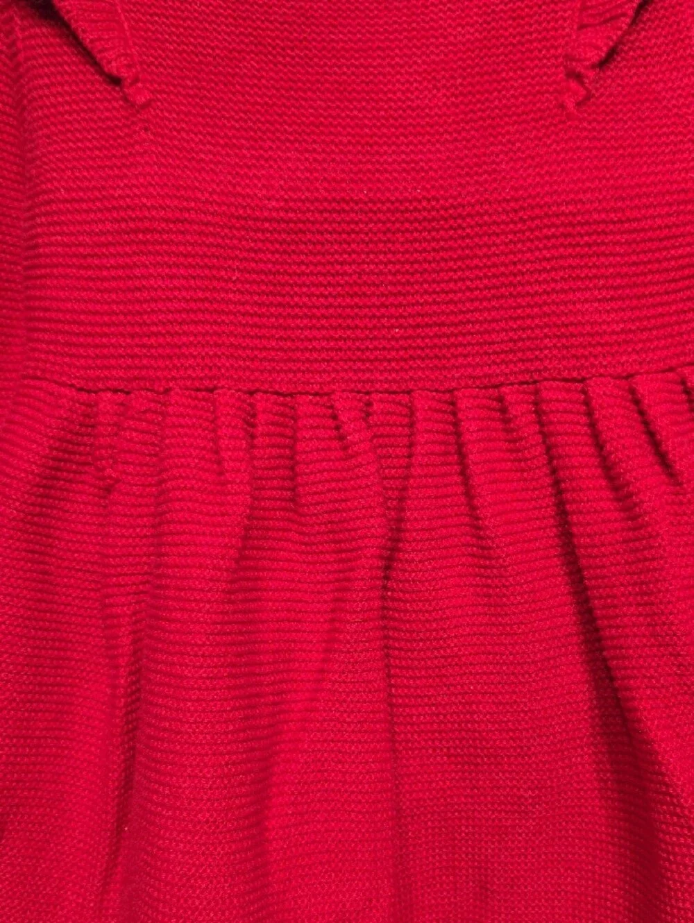Carter's Red Ruffle Knit Dress for Girls
